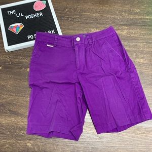 Purple Ralph Lauren Bermuda shorts size 2